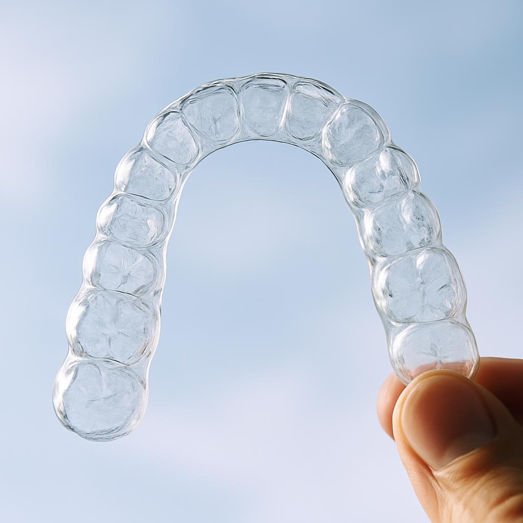 Alineador dental transparente